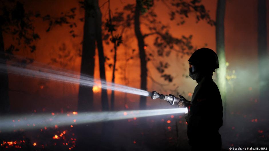 Arrested Suspects Amidst Major Fontainebleau Forest Fire in France