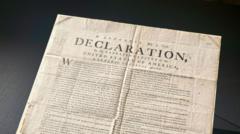 Historic Declaration of Independence Copy Uncovered in UK Archives