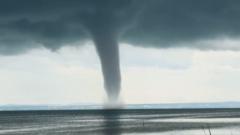 Large Waterspout Observed Over German Lake